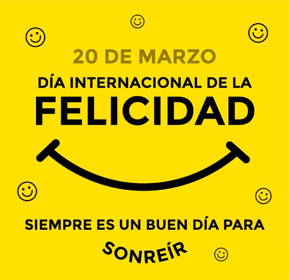 Dia internacional de la felicidad